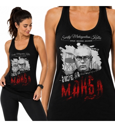 Damski tank-top MAKSYMILAN KOLBE CZARNA